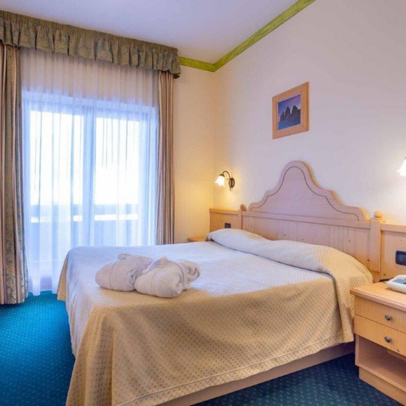 Val di Fassa - Hotel Crepei Doppelzimmer Familienskireisen Val di Fassa - Hotel Crepei Doppelzimmer