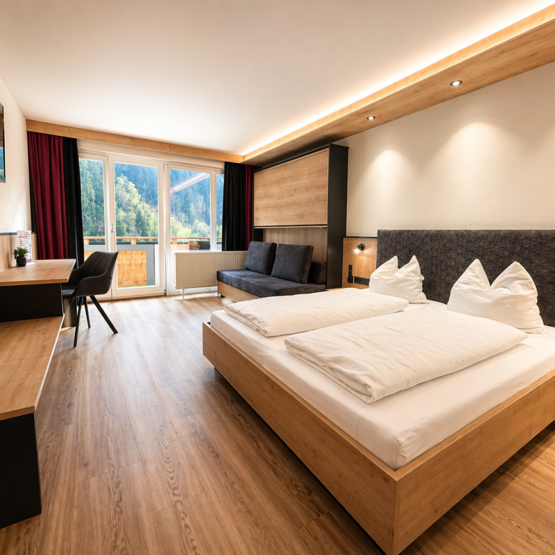 Sportclub Silvretta Montafon - Doppelzimmer Standard skireisen, österreich, busreisen, günstig, montafon, gaschurn, snowboardreisen, familie, berlin,